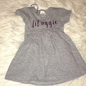 Texas A&M Lil Aggie Baby Girl Dress 6-12 Months
